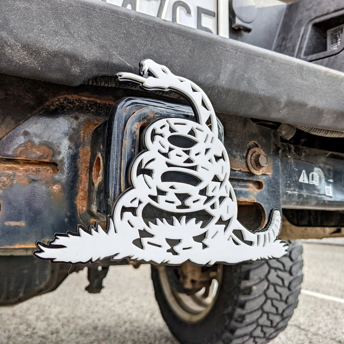 Funda para enganche Don't Tread on Me (varios colores disponibles)