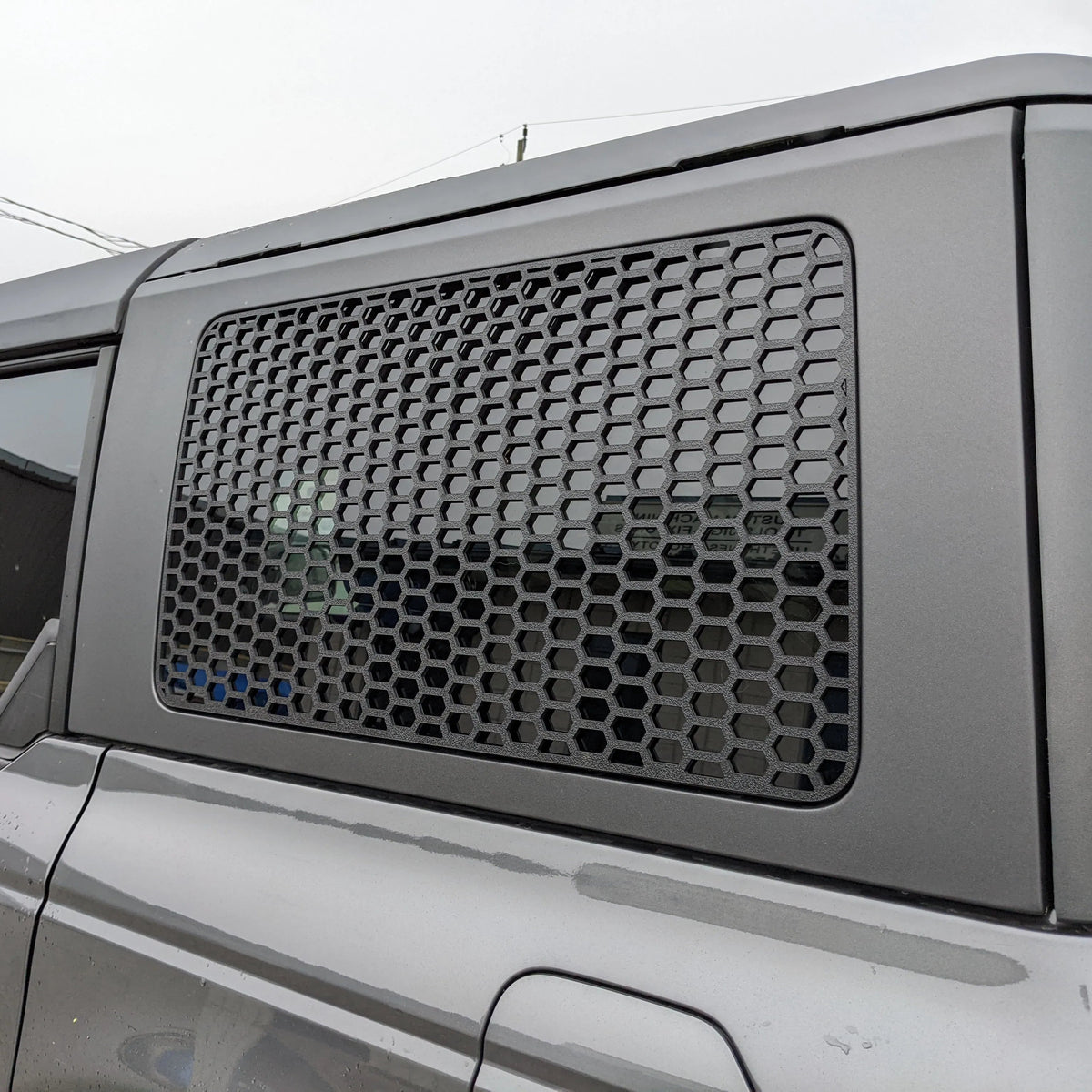 Rear Window Overlay Pair - Hex Pattern - Fits 2021+ Bronco® (4 Door Model Only)