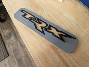 TRX® Door/Tailgate Badge - Adhesive Tape Mounting - Matte Black - Officially Licensed Product
