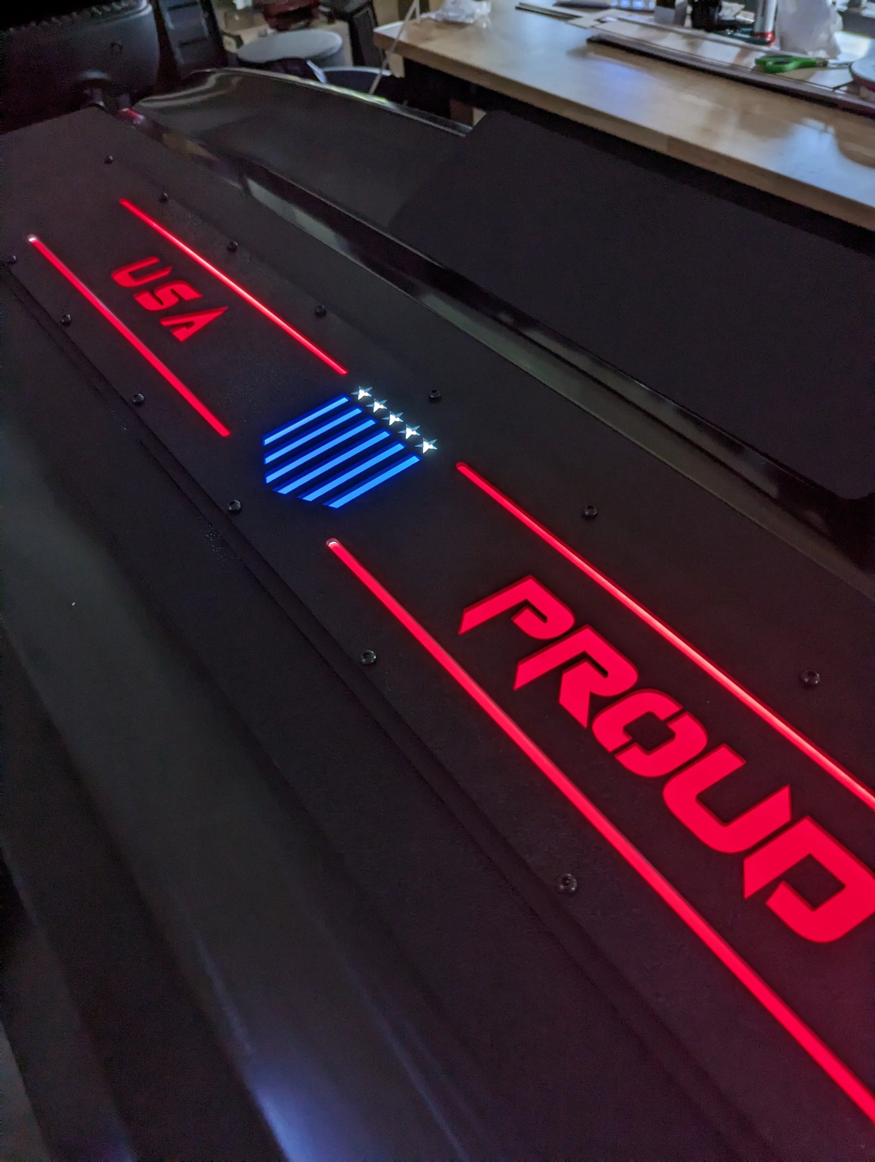 USA Proud LED Tailgate Applique - Fits 2021-2023 F150®