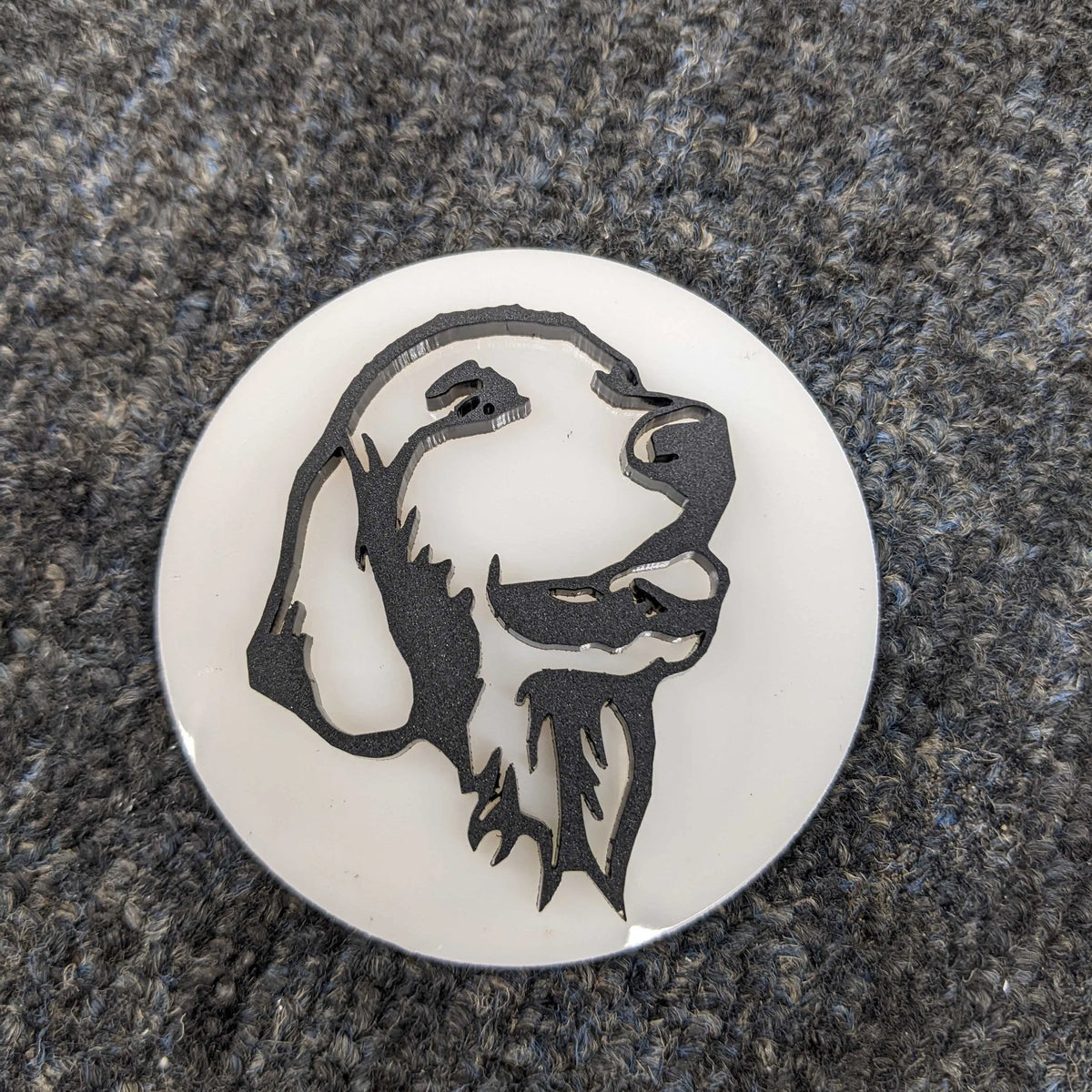 GOLDEN RETRIEVER- BADGE - JEEP® TRAIL RATED® - REPLACEMENT BADGE