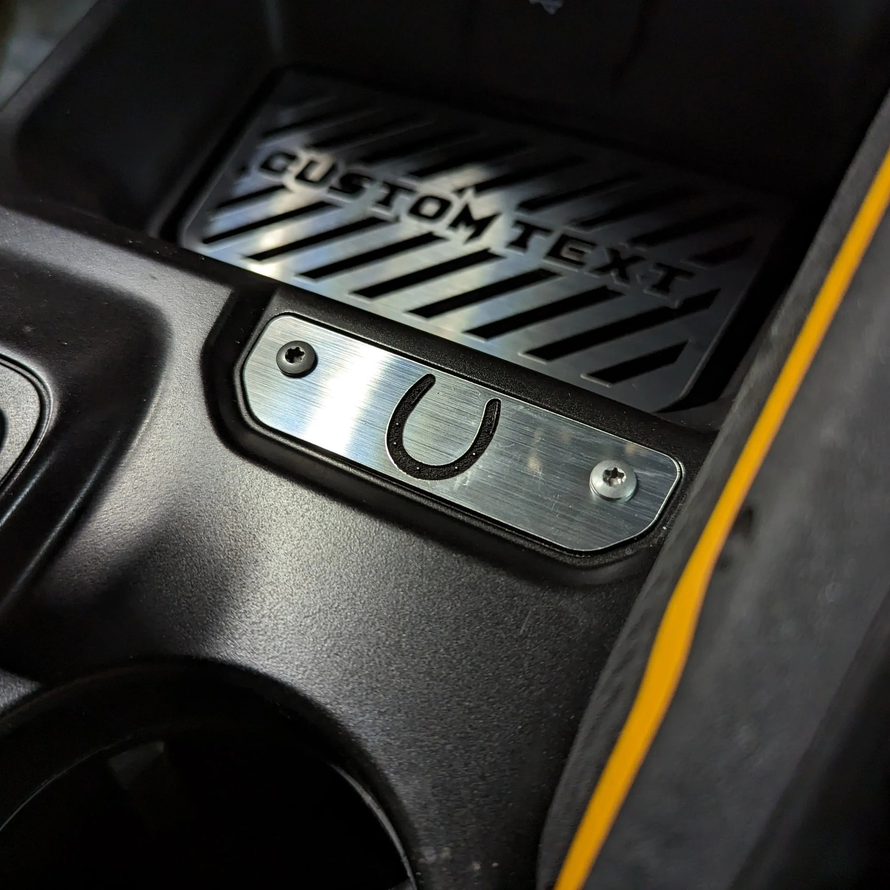 Badge de console en fer à cheval - Compatible avec Bronco® 2021+