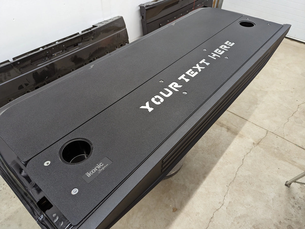 Kit de decoración de asiento trasero con texto personalizado: compatible con F150® 2015-2020