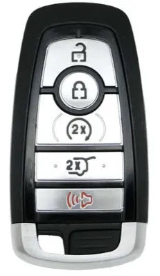 Recubrimiento de llavero con texto personalizado - Ovalado - Compatible con muchos vehículos Ford® - Varios colores disponibles