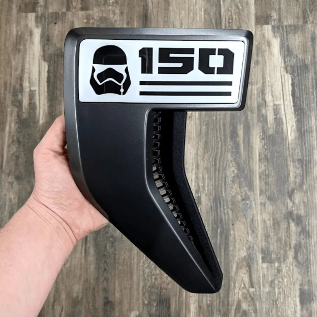 Modificadores de insignias OEM de Stormtrooper (insignias OEM NO incluidas): se adapta a modelos Ford® F150® 2021 y posteriores