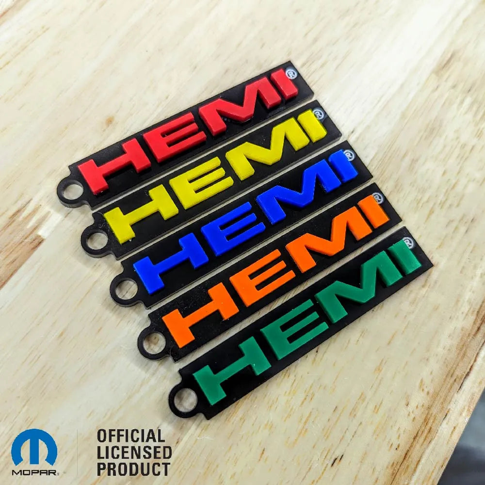 Llavero de doble capa HEMI® (varios colores disponibles) Producto con licencia oficial