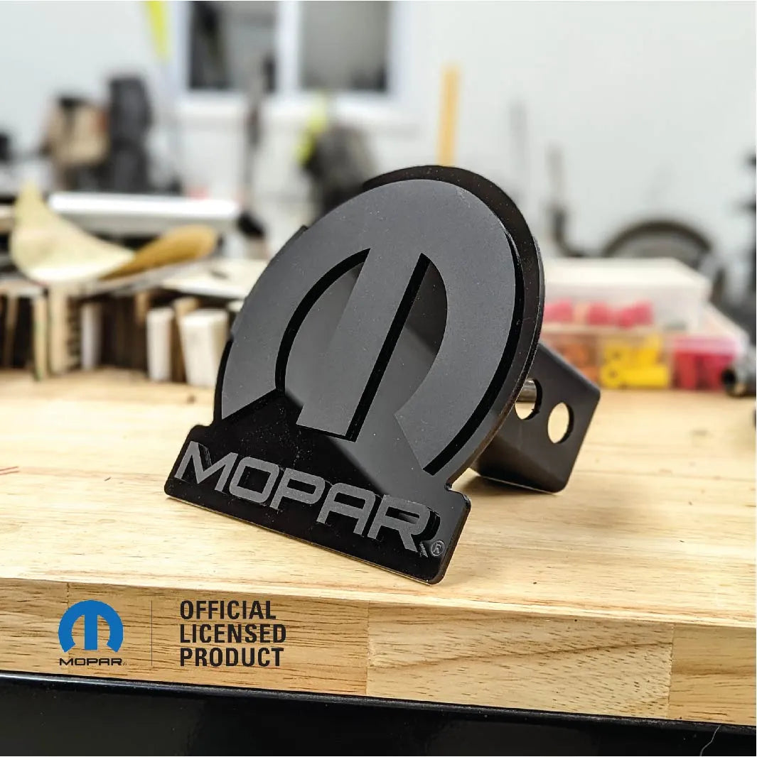 Mopar® Hitch Cover - Black - Officially Licensed Product