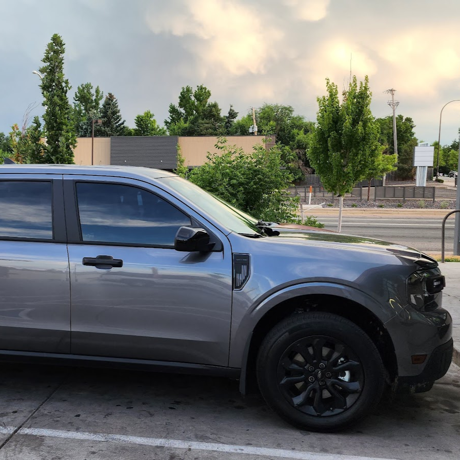 Juego de insignias para guardabarros con texto personalizado y bandera estadounidense: compatible con Ford® Maverick® 2022+, totalmente personalizable