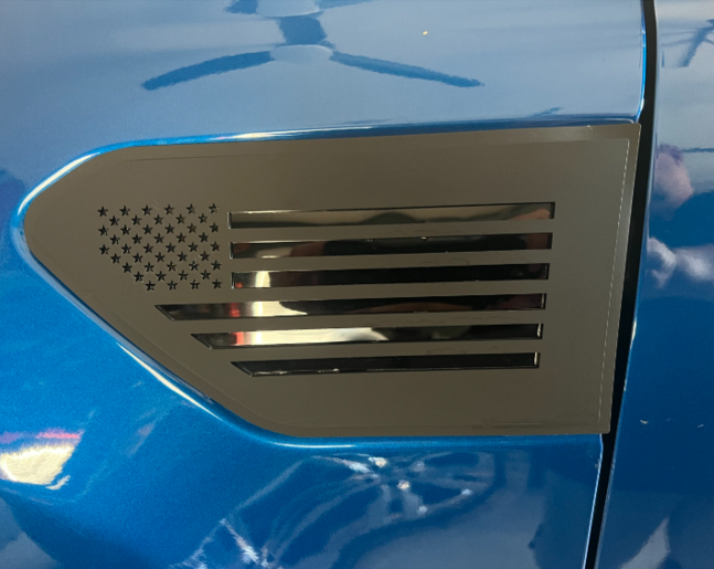 American Flag Fender Badge Set - Fits 2019-2023 Ranger® - Multiple Colors Available