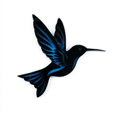 Hummingbird - Universal Badge