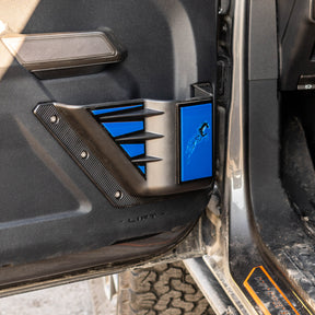 Detailed Door Storage Pocket Pair - Style 2 - Horse - Fits 2021+ Bronco® - Multiple Colors Available