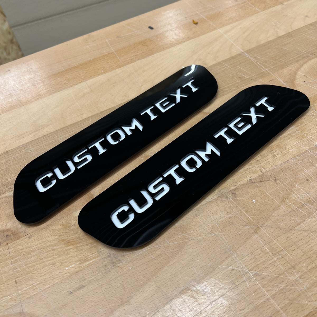 Custom Text Hood Badges - Fits 2019+ Ram 2500®/3500® - Multiple Colors Available