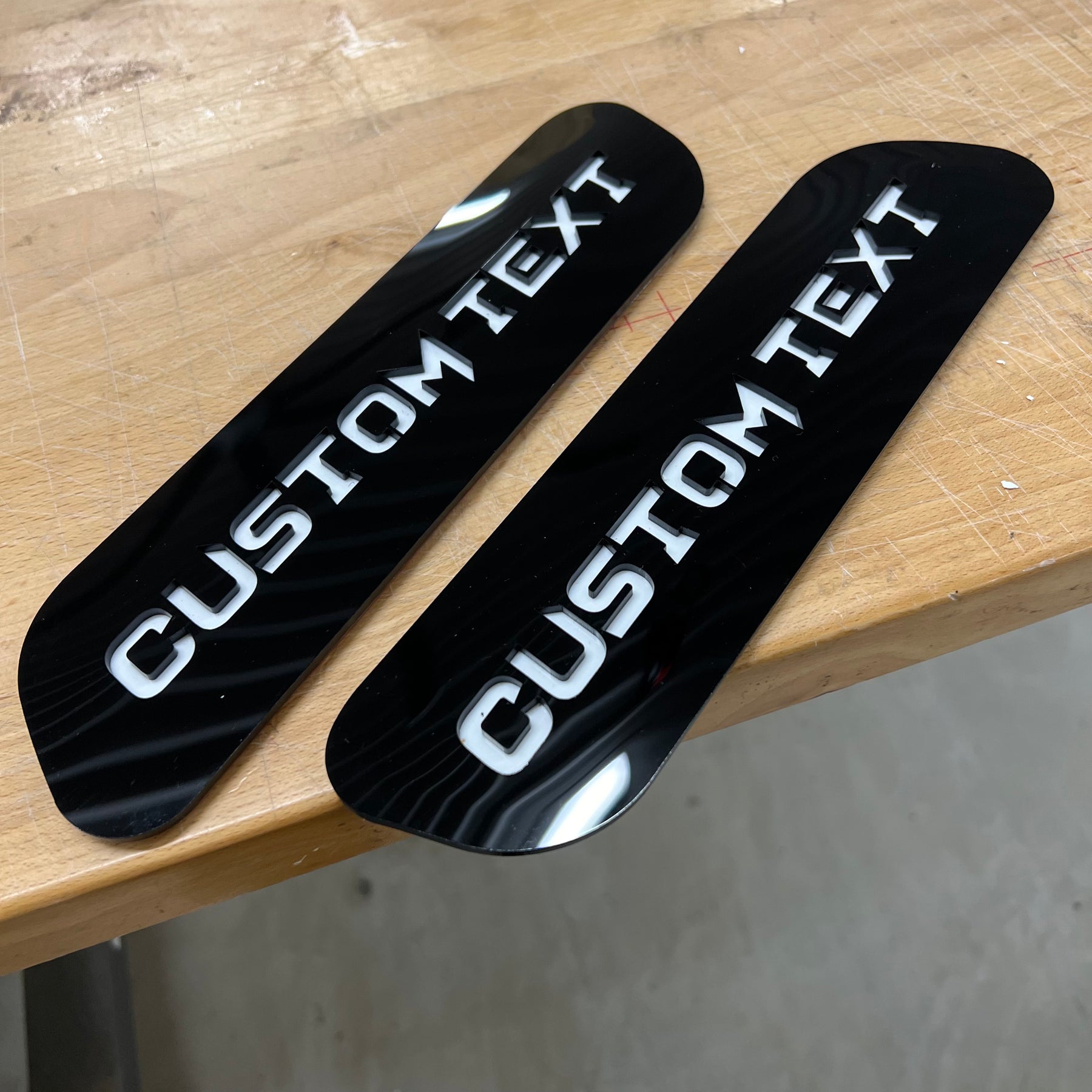 Custom Text Hood Badges - Fits 2019+ Ram 2500®/3500® - Multiple Colors Available