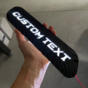 Custom Text LED Hood Badges - Fits 2019+ Ram 2500®/3500® - Multiple Colors Available