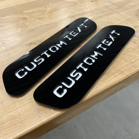 Custom Text Hood Badges - Fits 2019+ Ram 2500®/3500® - Multiple Colors Available