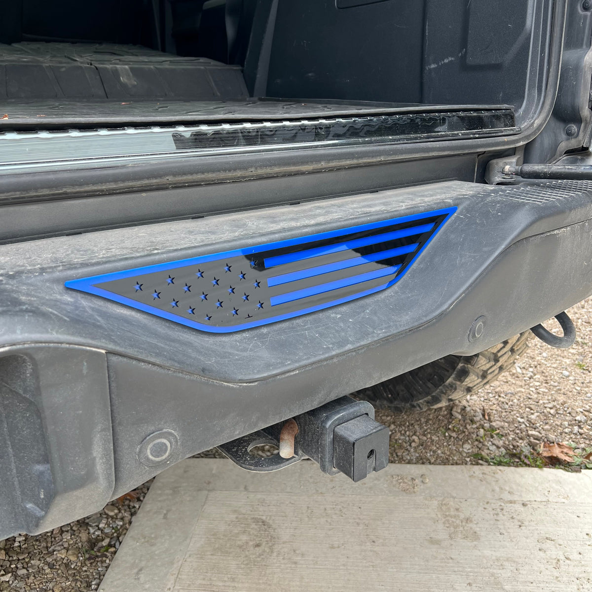 Rear Step Plate - American Flag - Fits 2021+ Bronco®