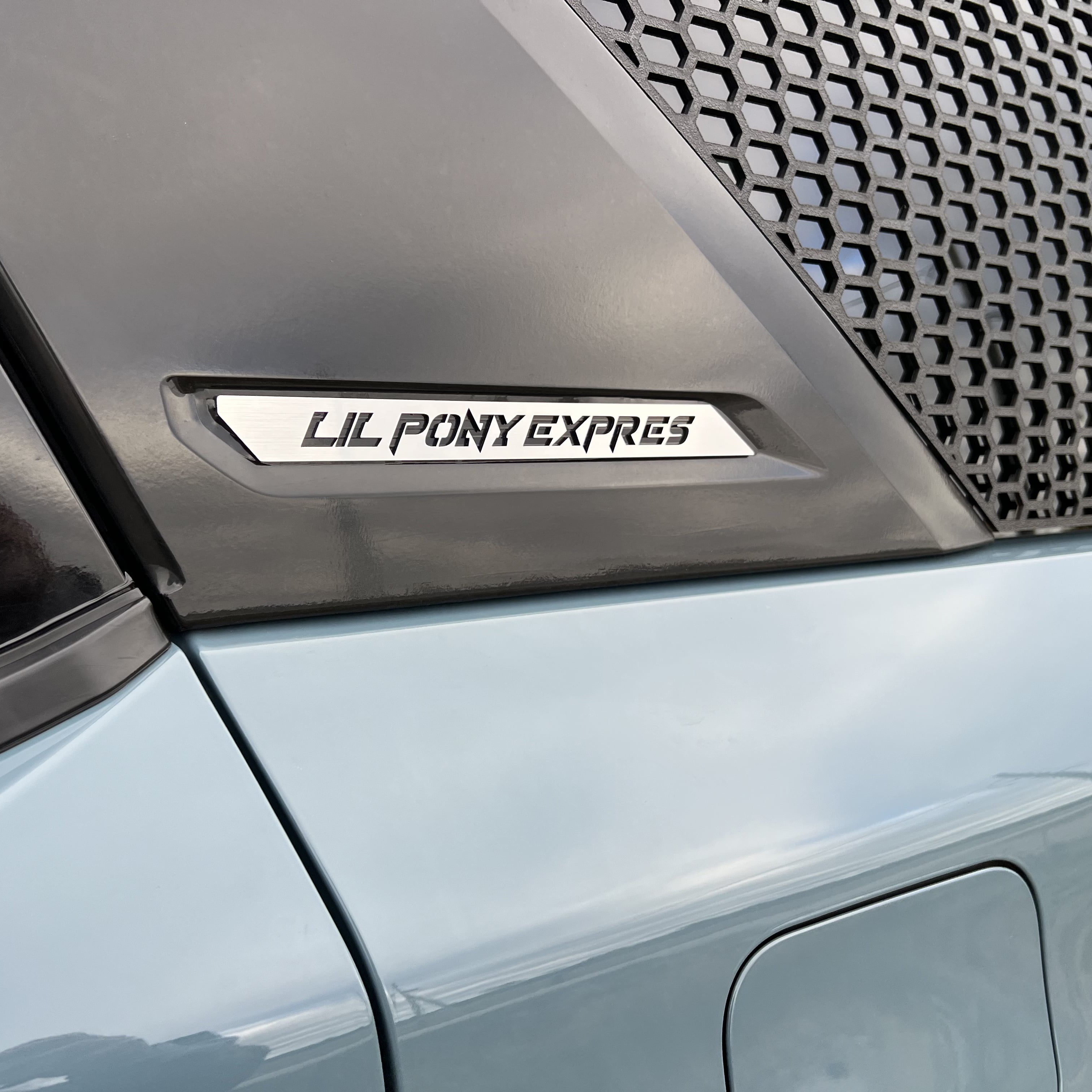 Custom Text - Rear Quarter Panel Text Overlay - Fits 2021+ Bronco® Spo