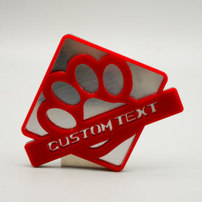 Fender Badge Pair - Custom Text Dog Paw - Fits 2021+ Bronco® Outer Banks®
