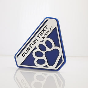 Fender Badge Pair - Custom Text Dog Paw - Fits 2021+ Bronco® Badlands®