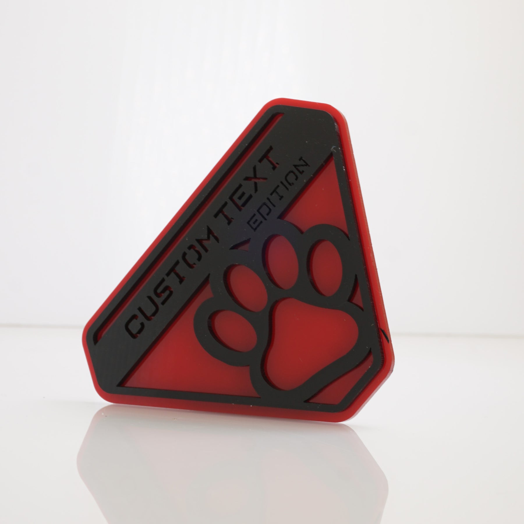 Fender Badge Pair - Custom Text Dog Paw - Fits 2021+ Bronco® Badlands®