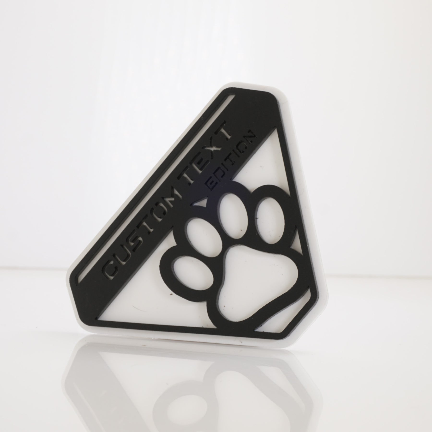 Fender Badge Pair - Custom Text Dog Paw - Fits 2021+ Bronco® Badlands®