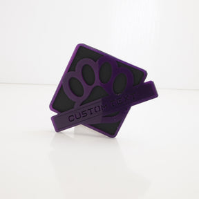 Fender Badge Pair - Custom Text Dog Paw - Fits 2021+ Bronco® Outer Banks®