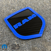 RAM® Grille BADGE - FITS 2009-2012 DODGE® RAM® Grille -1500, 2500, 3500 - Choose your Colors - Officially Licensed Product