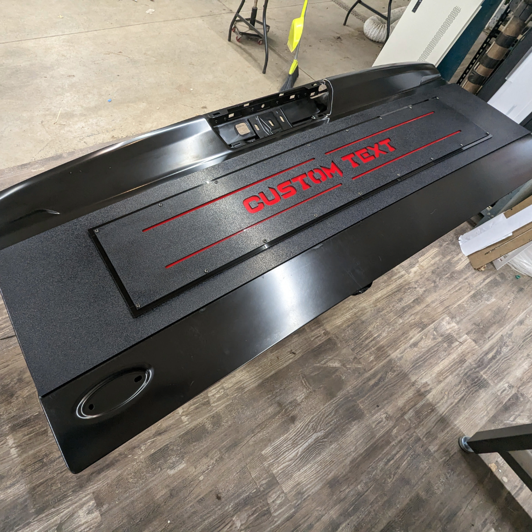Custom Text LED Tailgate Applique - Fits 2023+ Ford® F250®, F350®, F450®