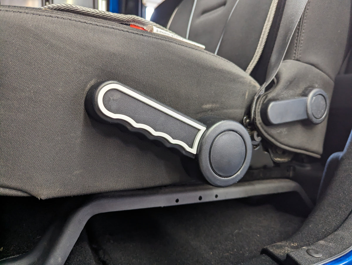 Lower Seat Lever Overlay - Outline - Fits Jeep® Wrangler®
