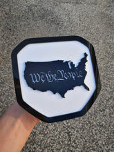 We The People Badge - Fits 2019+ (5th Gen) Dodge® Ram® - 1500, 2500, 3500 -Black on White