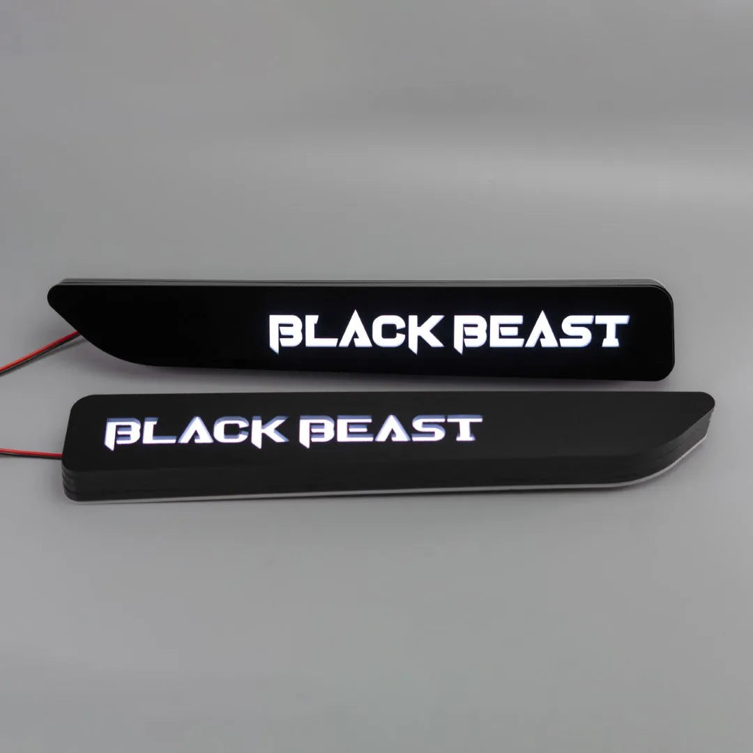 LED Custom Text Hood Badges - FITS 2019-2023 RAM 1500® REBEL - Choose your Colors