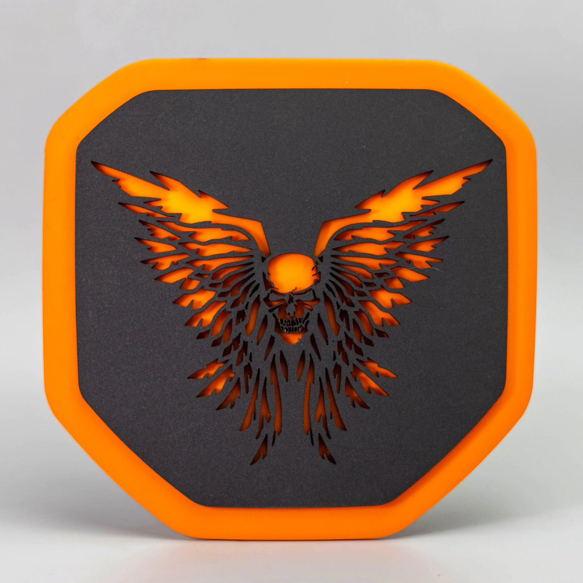 Angel Wings Skull Badge - Fits 2019+ Dodge® Ram® Tailgate -1500, 2500, 3500 - Choose your Colors