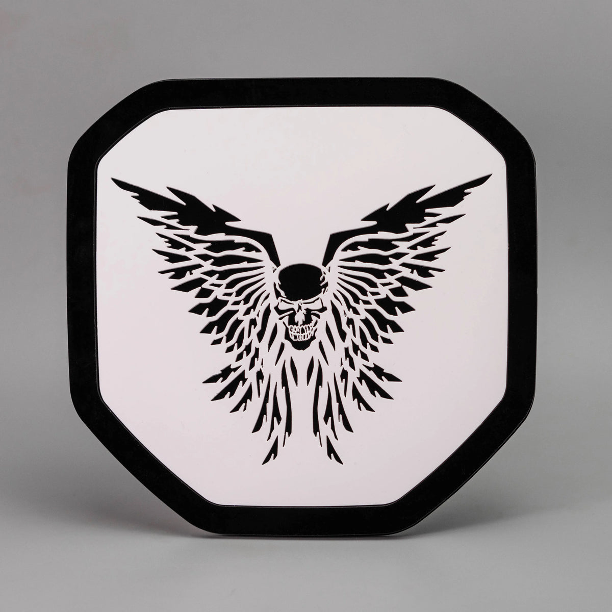 Angel Wings Skull Badge - Fits 2019-2023 Dodge® Ram® Tailgate -1500, 2500, 3500 - Choose your Colors
