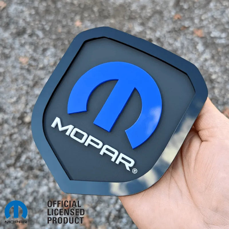 Mopar® Grille Badge - Fits 2013-2018 RAM® and 2019+ Classic Grille - 1500, 2500, 3500 - Officially Licensed Product