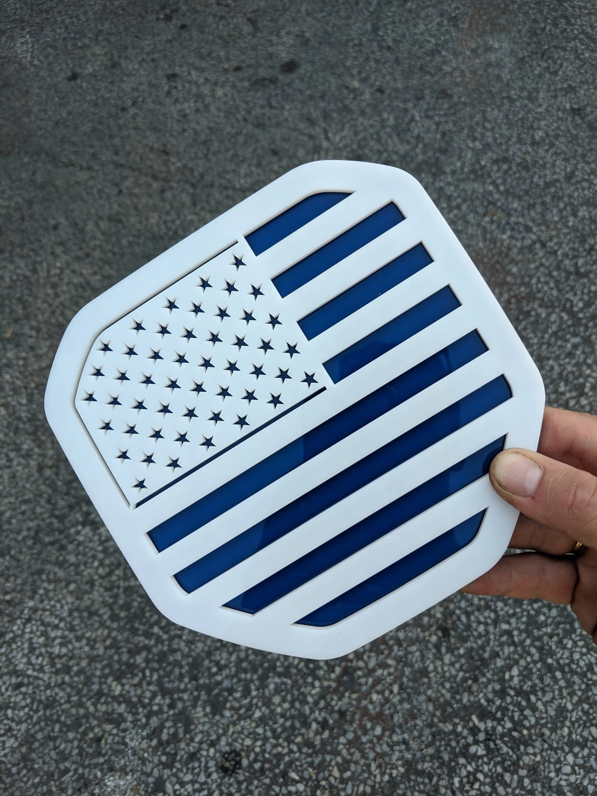 American Flag Badge - Fits 2019+ Dodge® Ram® Tailgate -1500, 2500, 3500 - Choose your Colors