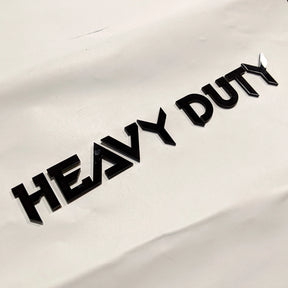 Heavy Duty Badge - Bold Font - One Layer - Black - Pair