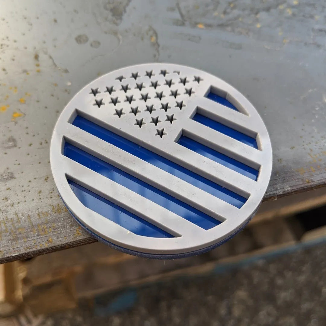 American Flag Badge - Jeep® Trail Rated® Replacement Badge - Choose your Colors