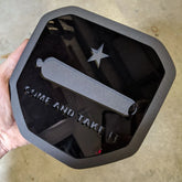 Come and Take It Badge - Fits 2019+ (5th Gen) Dodge® Ram® Tailgate -1500, 2500, 3500 - Black and Matte Black