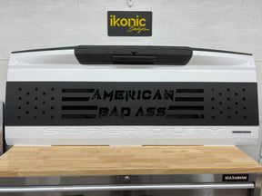 American Bad Ass Stars and Stripes Tailgate Applique - Fits 2017-2022 Ford® F250®, F350®, F450®