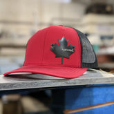 Canadian and Proud Badge Hat - Black and Glow Badge