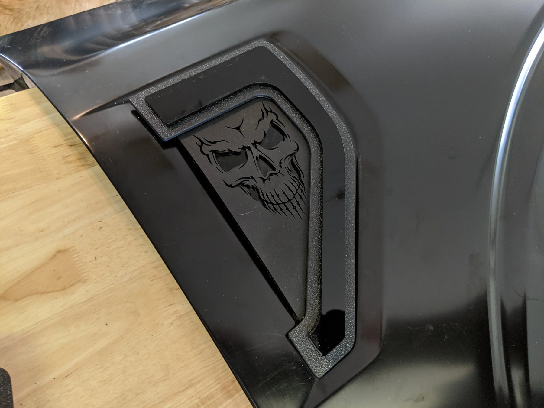 2pcs F150 XLT Emblems Fender Badges 3D for F-150 XLT Black Genuine New