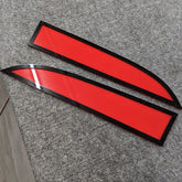 Border Badges - Fits 2011-2016 Super Duty® - Black on Red