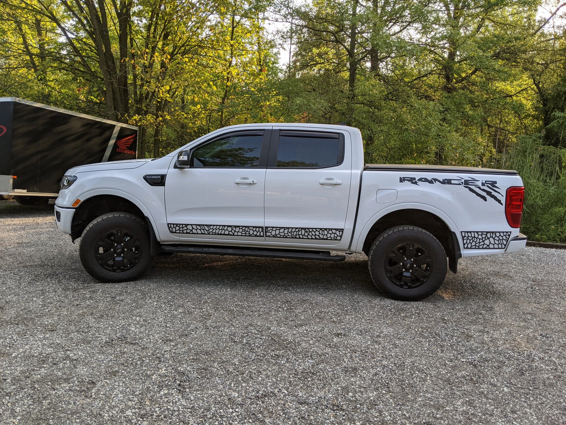 Reptile Truck Skins Package - Fits 2019-2023 Ranger® - Textured Black