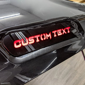 Custom Text LED Hood Badges - Fits 2019-2023 Ram 1500® - Multiple Colors Available