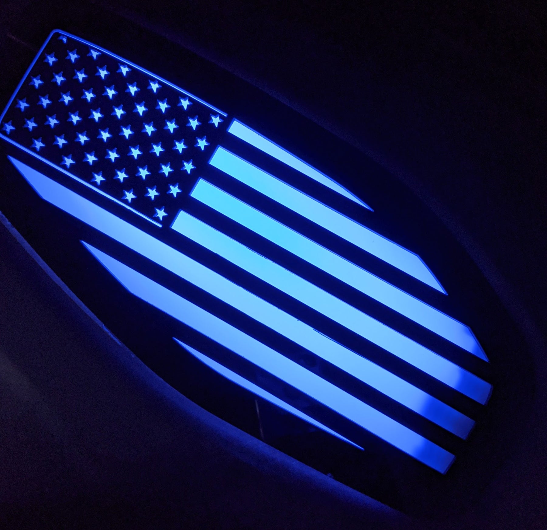 2016-2024 Nissan Titan® LED Fender Badges - American Flag - Multiple Colors Available