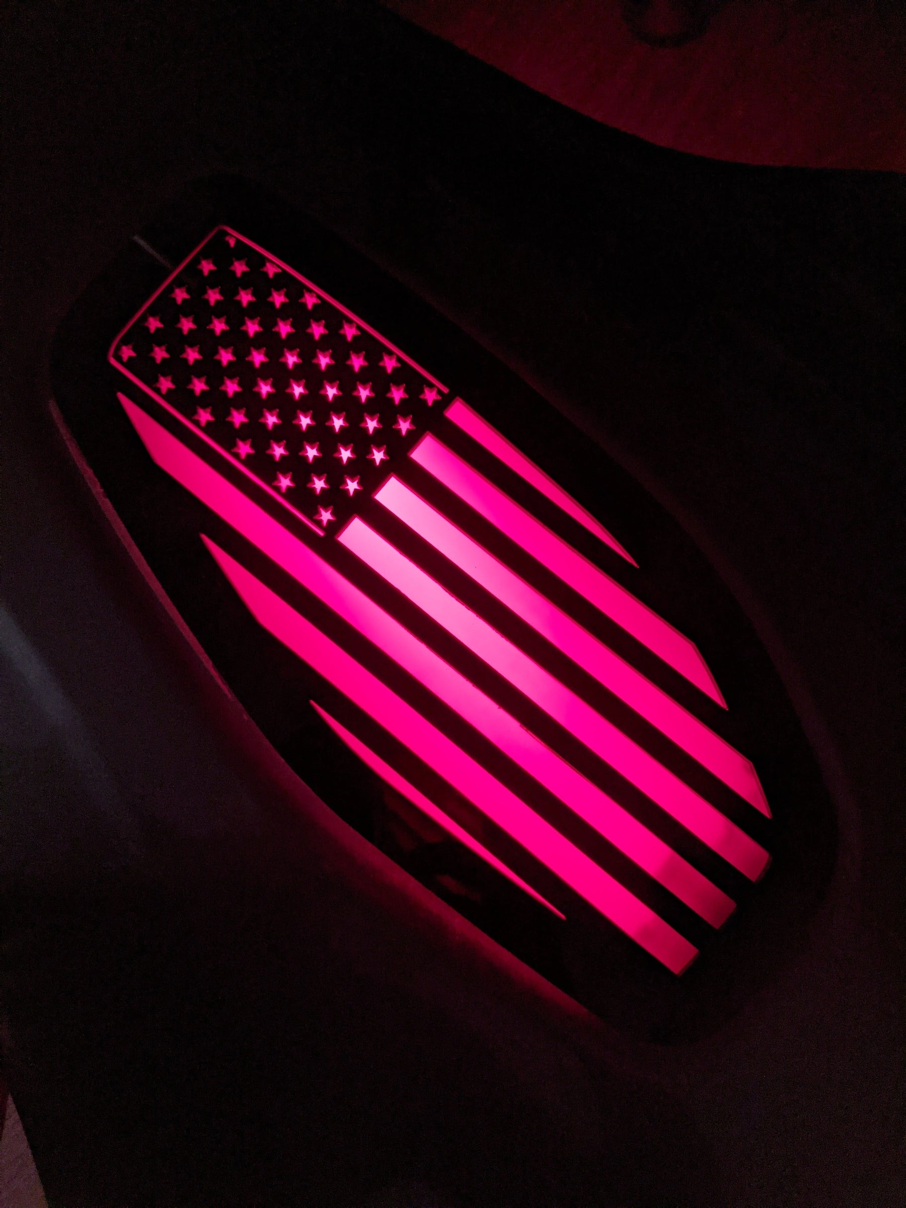 2016-2024 Nissan Titan® LED Fender Badges - American Flag - Multiple Colors Available