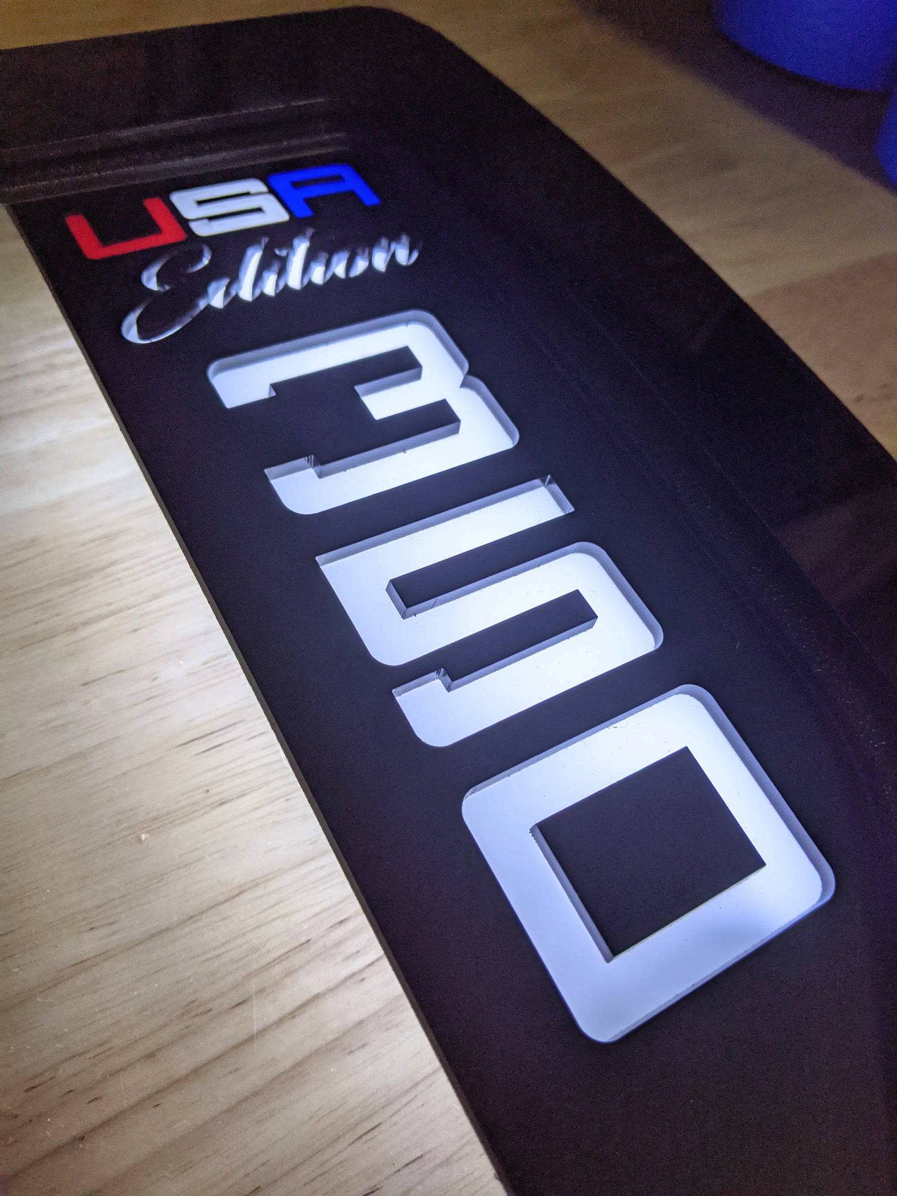 USA Edition 250/350/450 LED Fender Badge Set - Fits 2017-2022 Ford® F250®, F350®, F450®