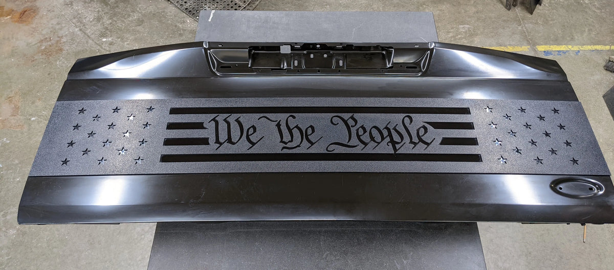 We The People Stars and Stripes Tailgate Applique - Fits 2017-2022 Ford® F250®, F350®, F450®