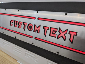 Custom Text LED Tailgate Applique - Fits 2017-2022 Ford® F250®, F350®, F450®