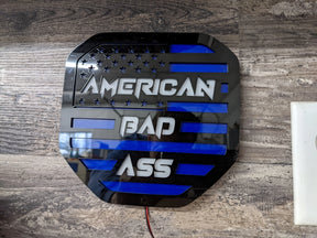 LED American Bad Ass Badge - Fits 2019+ (5th Gen) Dodge® Ram® Tailgate -1500, 2500, 3500
